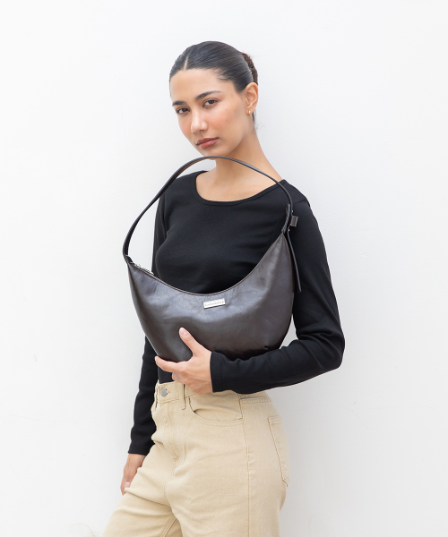 Basic Hobo Shoulder Bag[коричневый]