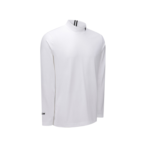 MEN FA ESSENTIAL HIGH NECK BASELAYER_WH