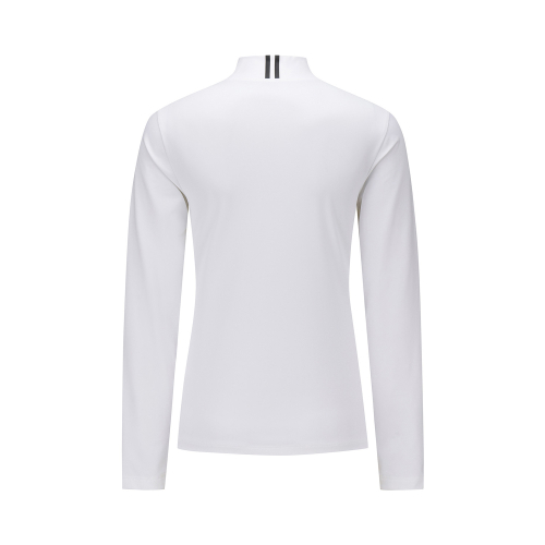 WOMEN FA ESSENTIAL HIGH NECK BASELAYER_WH