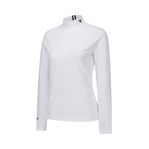 WOMEN FA ESSENTIAL HIGH NECK BASELAYER_WH