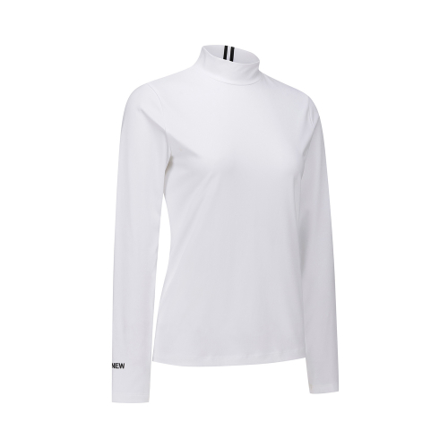 WOMEN FA ESSENTIAL HIGH NECK BASELAYER_WH