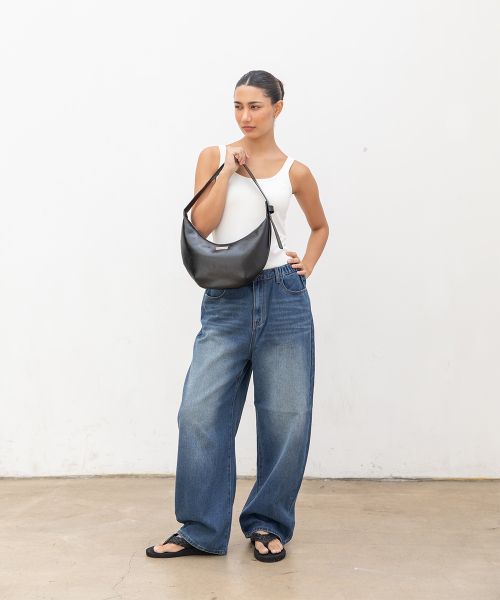 Basic Hobo  Shoulder Bag[чёрный]