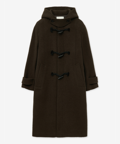 шерсть Boucle Duffle Coat (коричневый) TNCO5F104W2