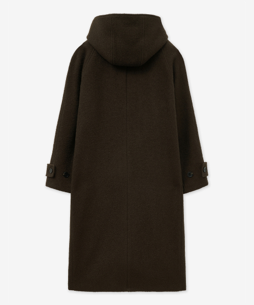 шерсть Boucle Duffle Coat (коричневый) TNCO5F104W2