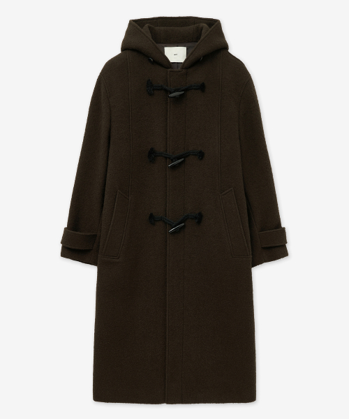 шерсть Boucle Duffle Coat (коричневый) TNCO5F104W2