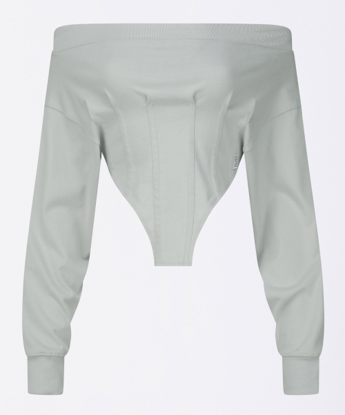 Corset Sweatshirt Misty синий
