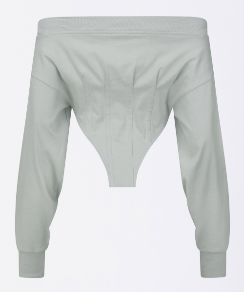 Corset Sweatshirt Misty синий