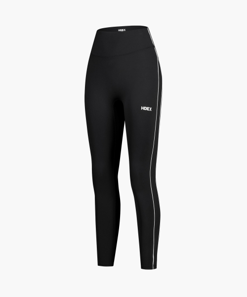 Женские леггинсы с кантом для поддержки (Black)