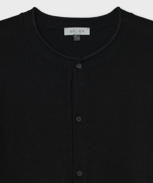 Кардиган City с круглым вырезом - Black