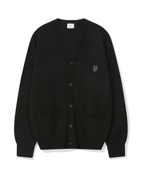 Базовый акриловый кардиган оверсайз (Black)