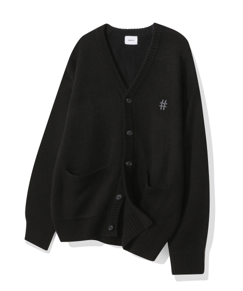 Базовый акриловый кардиган оверсайз (Black)
