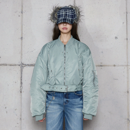 Бомбер PINCHED BLOUSON JACKET LIGHT KHAKI BR4WZ001