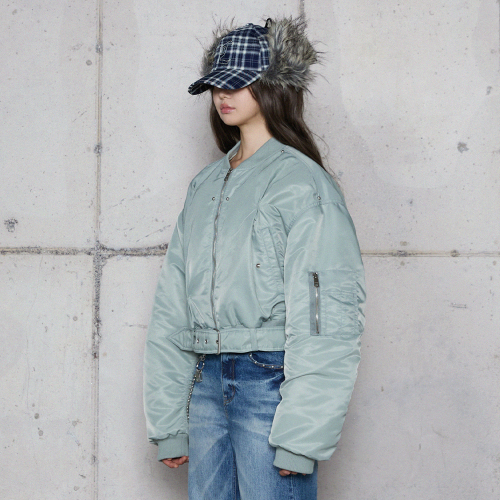 Бомбер PINCHED BLOUSON JACKET LIGHT KHAKI BR4WZ001
