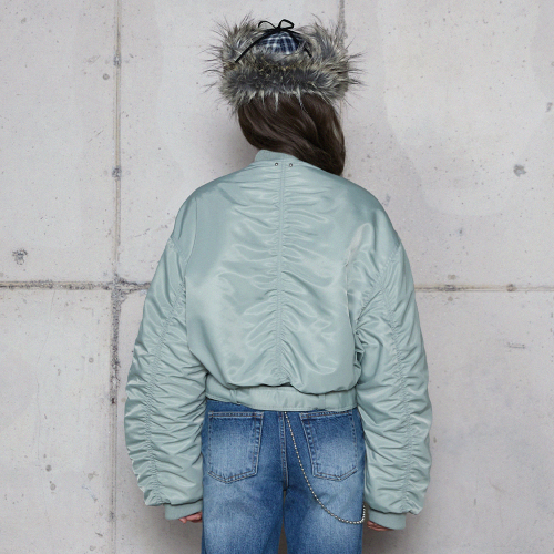 Бомбер PINCHED BLOUSON JACKET LIGHT KHAKI BR4WZ001