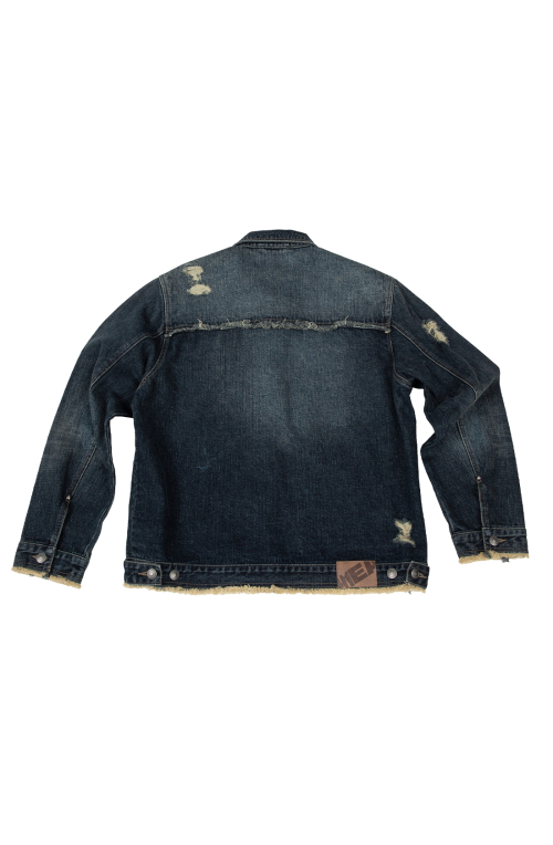 DAMAGED STUD DENIM куртка [INDIGO]