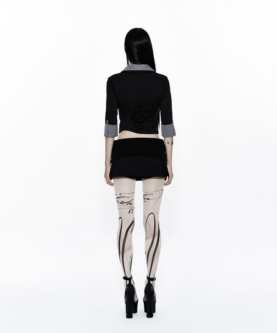 카시코(KASHIKO) Calligraphy Tights - 사이즈 & 후기 | 무신사