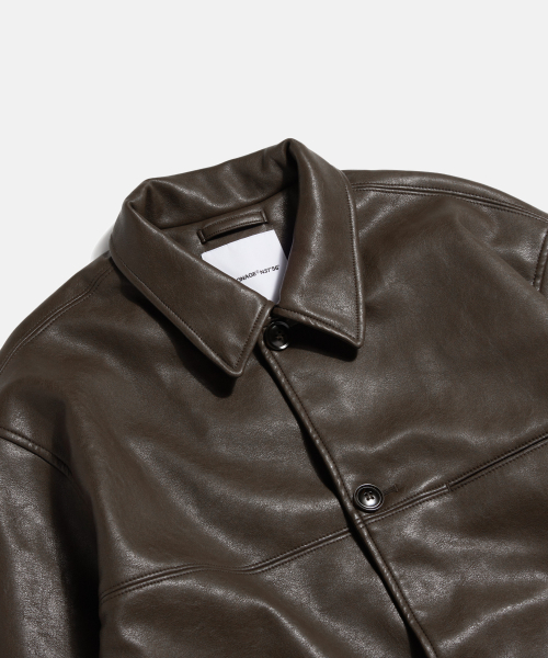 Car пальто (Faux Leather) Dark коричневый