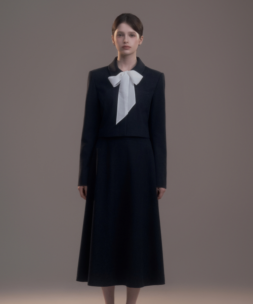 Emma Single Collar куртка - тёмно-синий