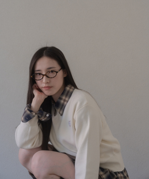 Полукроп трикотаж круглый вырез Marty Soft Breeze (WF) - Ivory