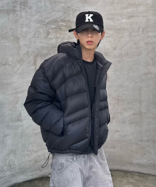 [KOIN SEOUL X MIMTHE] Пуховик Diagonal Lining_Black