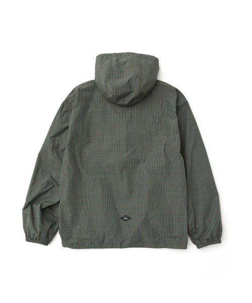 Ветровка в клетку_KHAKI
