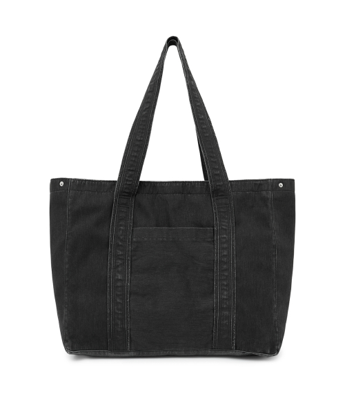 Cove Washed Shopper Bag_Charcoal