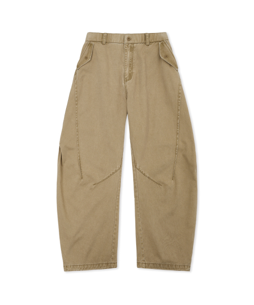 Nyhavn Curved Pants_Beige