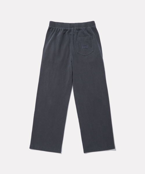 Свободные прямые брюки Garment Dyeing Relaxed Fit_Dark Grey