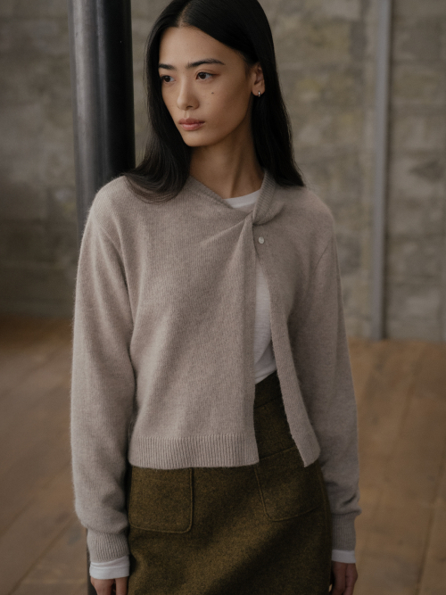 Twist cut out knit [FRFA02NT05]_2color