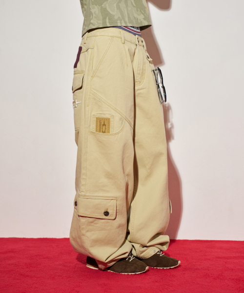 LSC MULTI CARGO POCKET WIDE хлопок брюки ( 3 Colors )