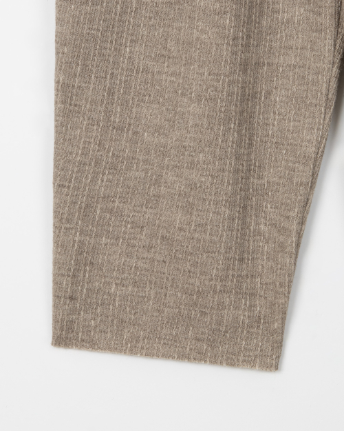 Knit tuck wide брюки / бежевый
