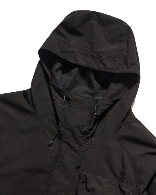 HOODED FIELD PARKA / BLACK