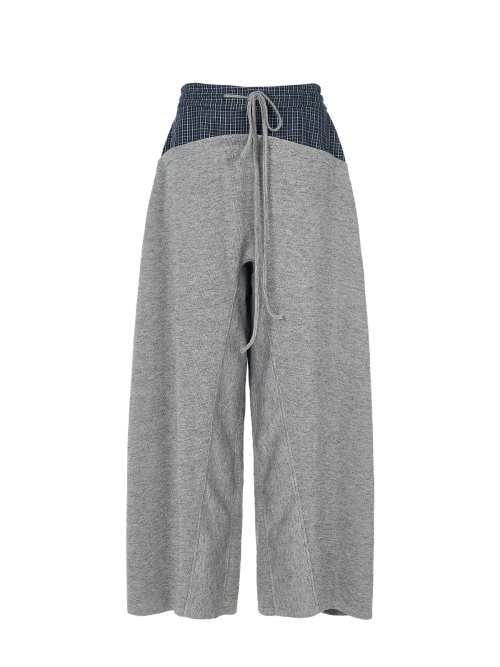 Burry*Check sweatpants _ Brown / Gray