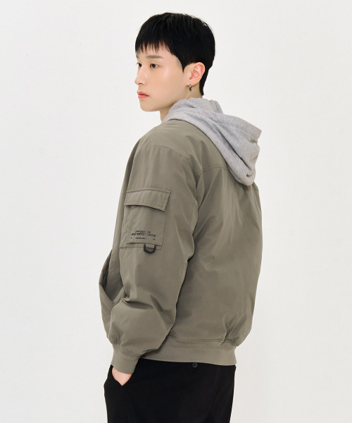 Легкий бомбер унисекс, Khaki