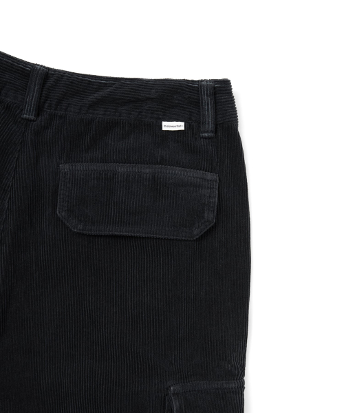 Corduroy Cargo Pant Black