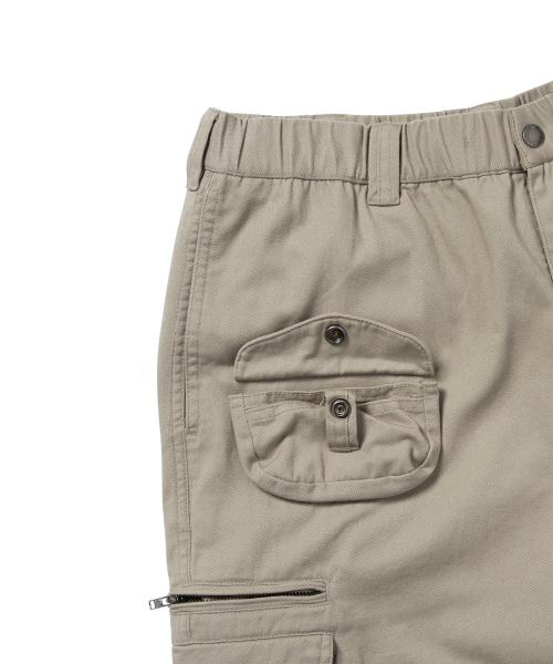 Multi Pocket Cargo Pant Beige