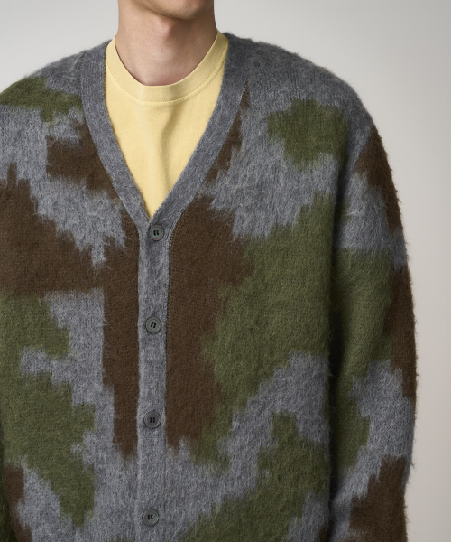 Мохеровый кардиган Jungle Digi Camo