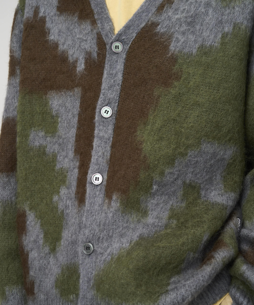 Мохеровый кардиган Jungle Digi Camo