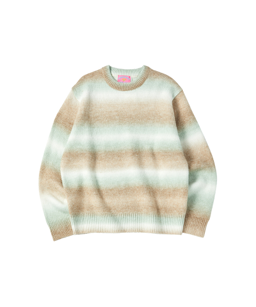 GRADATION PULLOVER SWEATER [MINT]