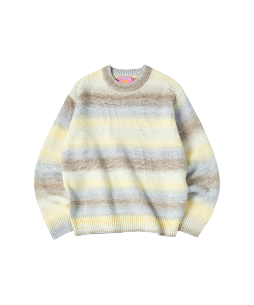 GRADATION PULLOVER SWEATER [YELLOW]