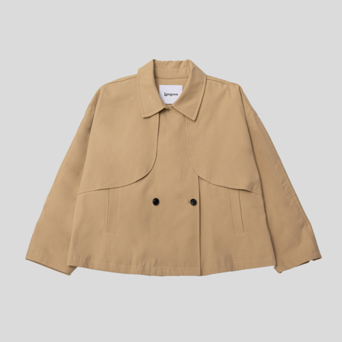 LS_Cape-style jacket_BEIGE