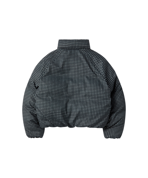 W CHECK SHORT PUFFER [CHECK]