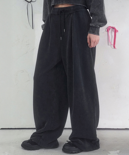 Poise Tuck Pants_4Colors