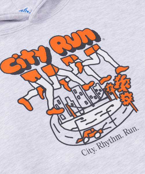 Худи City Run (1% Melange)