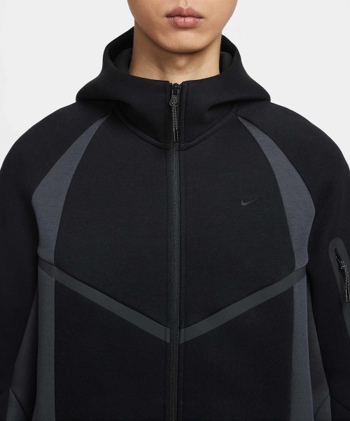 Флисовая ветровка Tech Full-Zip M - Black:Anthracite / IF1326-010