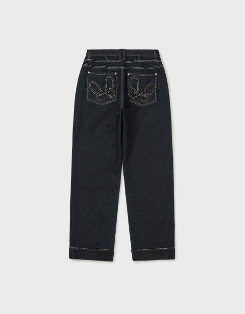 [MMW] DETAILED POCKET DENIM PANTS (INDIGO)