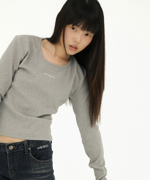 MINI LOGO T-SHIRT GREY