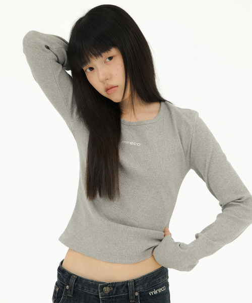 MINI LOGO T-SHIRT GREY