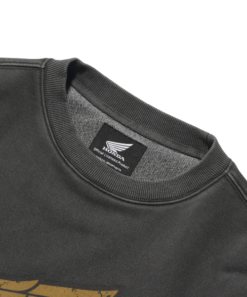 Vintage Logo Sweat Shirt Charcoal