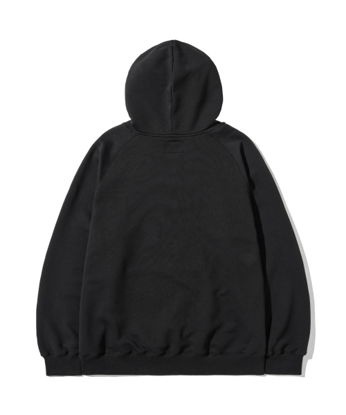 H-Tech Wing Logo String Hoodie Black